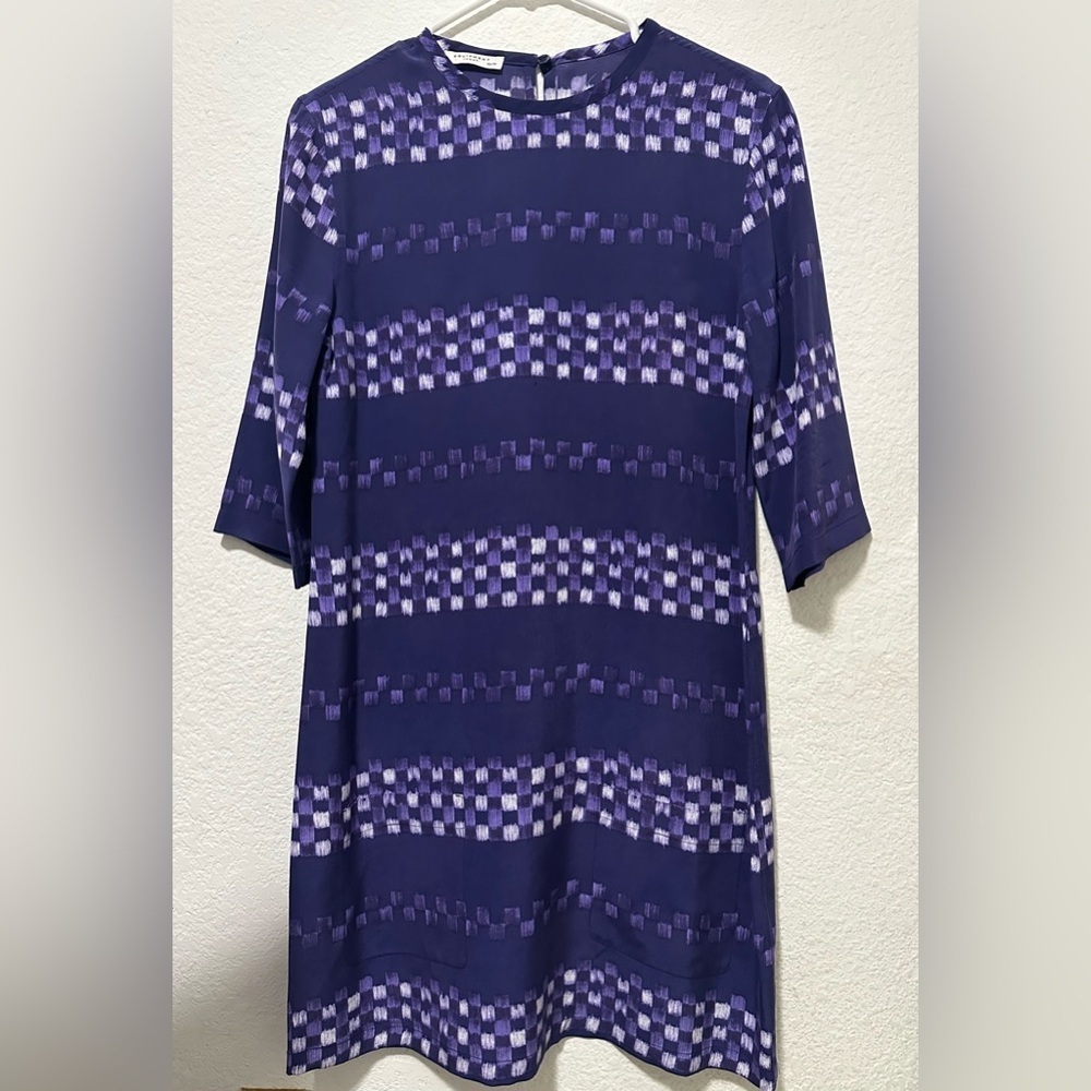 Equipment Aubrey Ultra Marine Silk Dress size XS